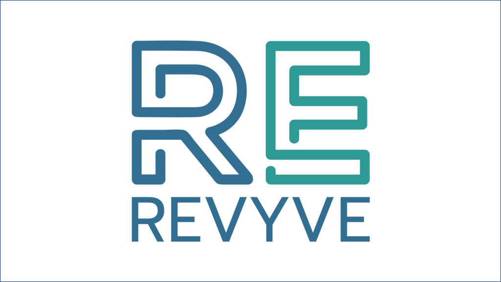 REVYVE Logo auf weißem Grund